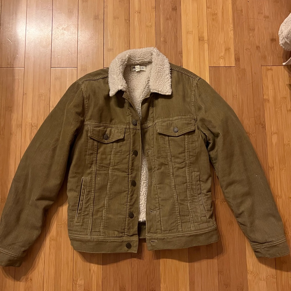 Madewell - NEVER WORN - Sherpa Lined Corduroy Jacket - Men’s small